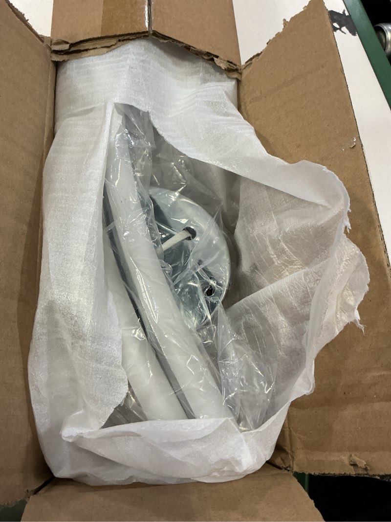 Condition photo showing As Is for 31.4inch modern led ceiling light 22w chrome linear ceiling light fixture 6000k aluminum long flush mount ceiling lights fixture lamp for bedroom hallway kitchen bathroom intersect chrome 31.49inch