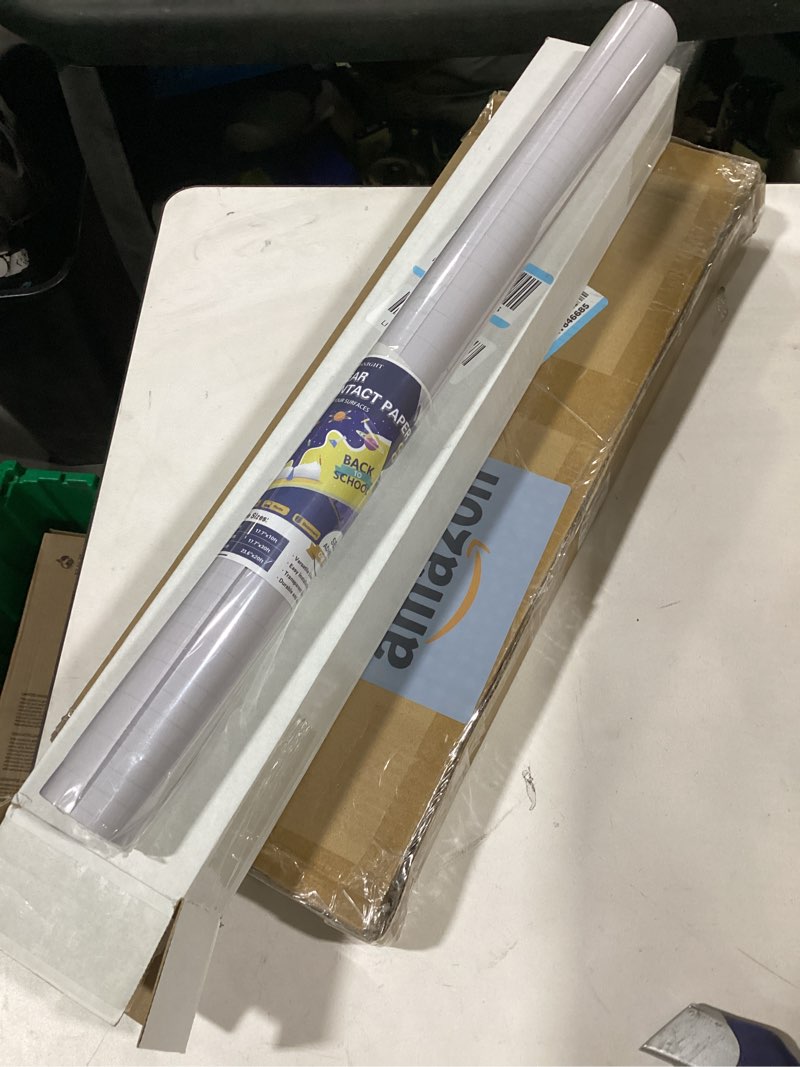 Condition photo showing New/Like New for COSNIGHT Clear Contact Paper Peel and Stick for Wall Protector 23.6in x 20ft/Roll, Clear Wall and Kitchen Cabinets Protector from Furniture 23.6"W x 236"L Clear