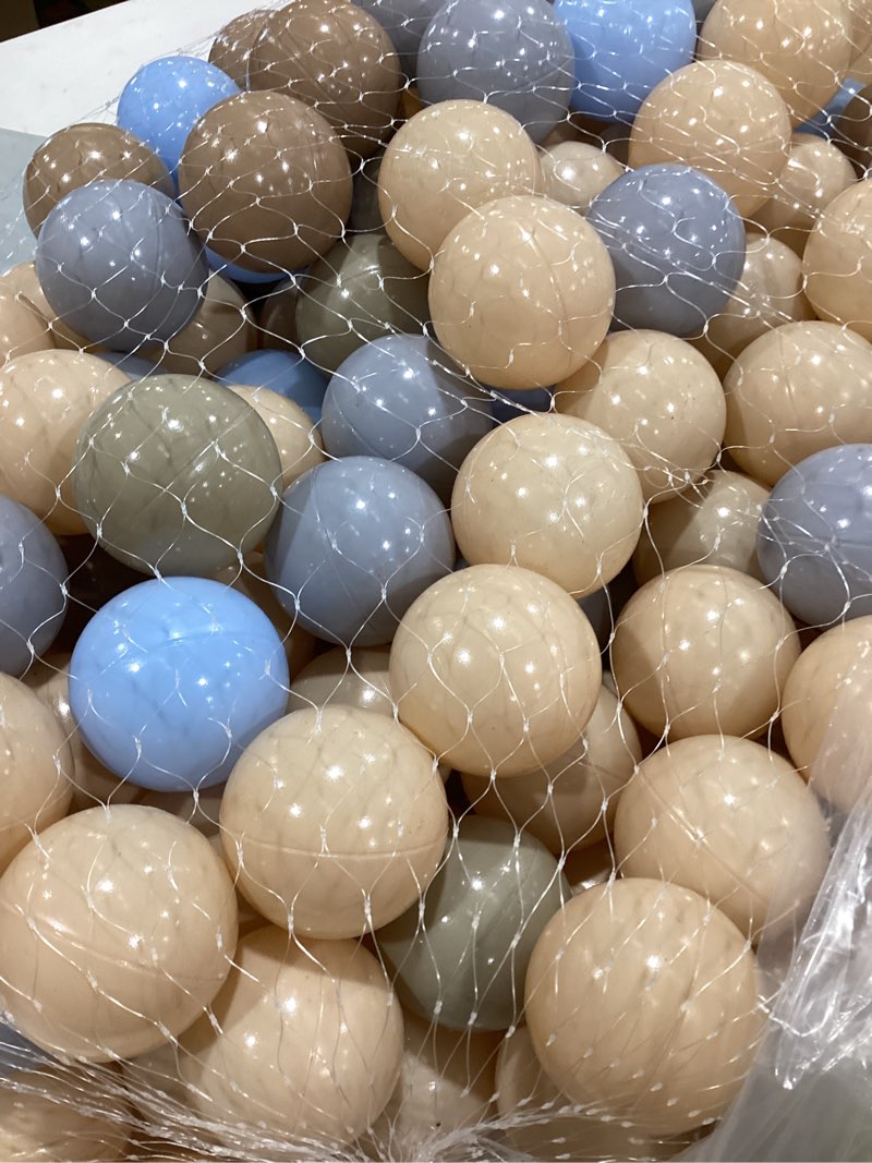 Condition photo showing Good Condition for GOGOSO Ball Pits Balls for Toddlers Pack of 50 100 200 Plastics Shape Ball Non-Phthalate Non-BPA Non-Toxic 2.2-Inch Crush Proof Play Balls 200 balls Blue Bear Colors