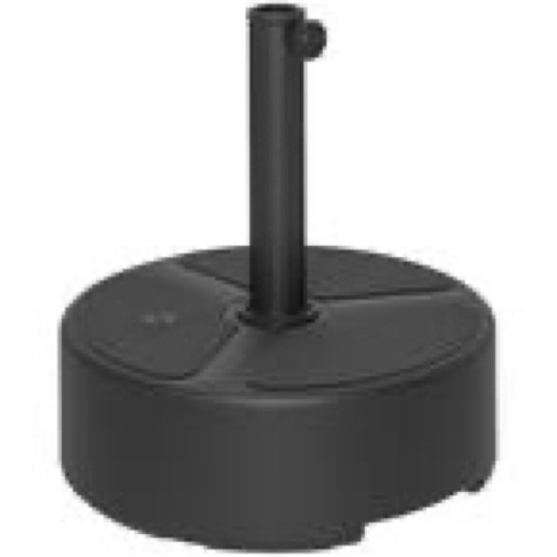 Patio Umbrella Base Holder, HDPE in Black