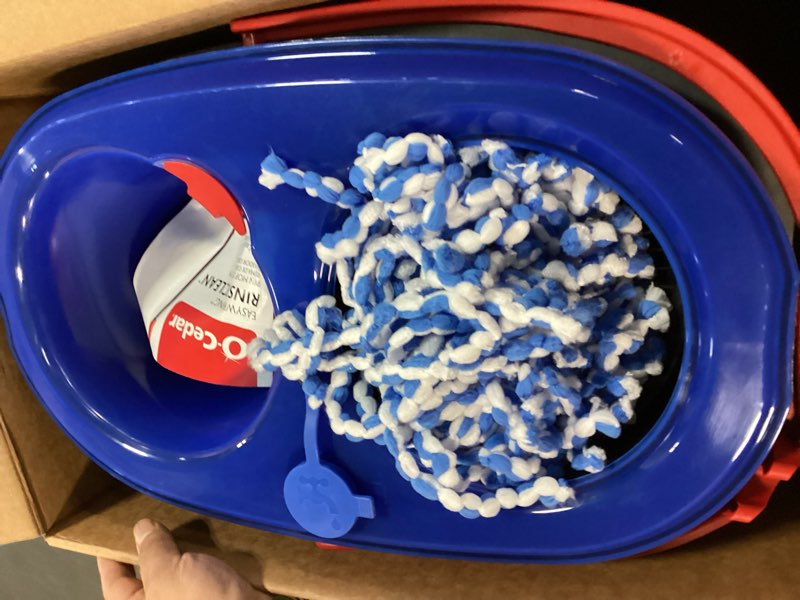 Condition photo showing Good Condition for O-Cedar RinseClean Spin Mop & Bucket System | Clean with Water | Removes 99% of Bacteria Plastic Rinseclean Spin Mop & Bucket Cleaning System