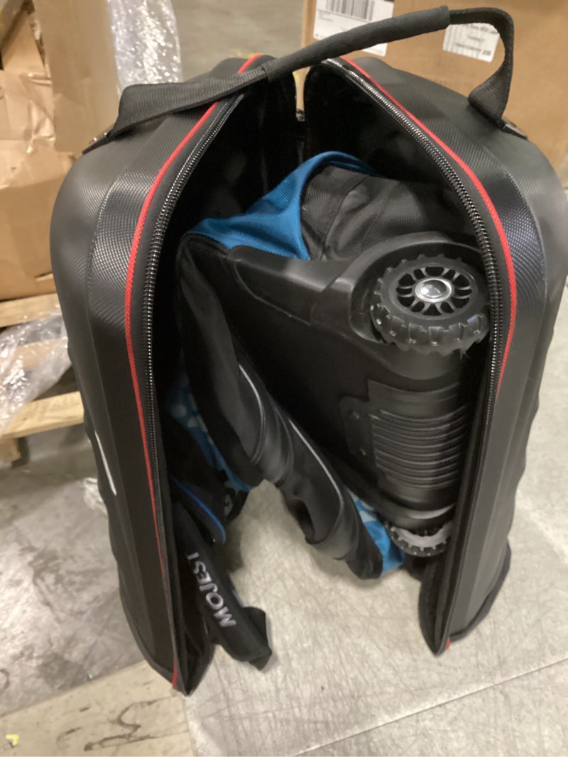 Condition photo showing Good Condition for golf travel bags for airlines with wheels, hard case top and 1680d heavy duty oxford protect golf clubs, lightweight and easy to maneuver ravenfire