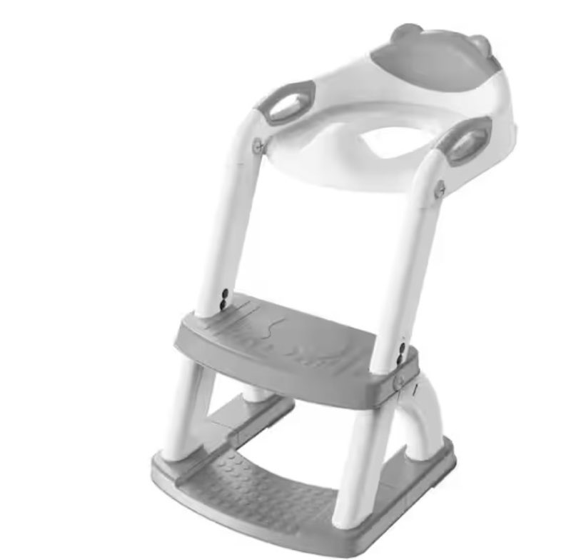 Reach 1.3 ft. Potty Training Toilet, Sector-Shape Stabilized Base Toddler Toilet Seat with Splash Guard ( similar