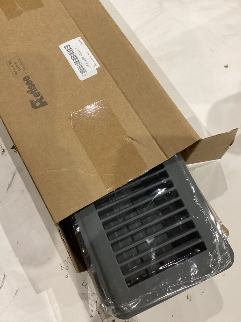 Condition photo showing Good Condition for Retisee 4x12 Inches Floor Vent Covers Heavy Duty Floor Register Easy Installation Metal Heat Vent Covers with Rust Proof Finish for Home(Gray,2 Pcs) Gray 2