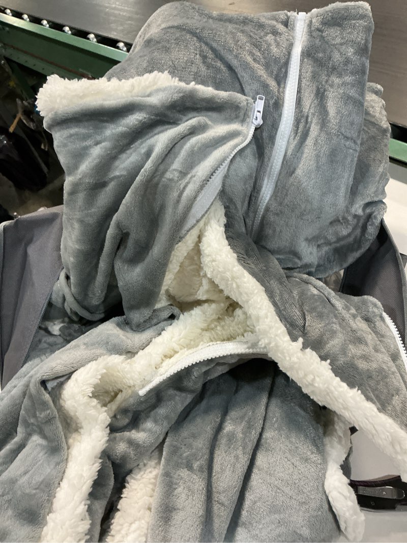 Condition photo showing As Is for (Similar)Heated Electric Blanket Queen Size -Heating Blanket with Dual Control, 10 Heating Levels & 8 Hours Auto Off, Soft Warm Flannel Blanket, Christmas Birthday Gifts for Senior Grandma Ash Gray 