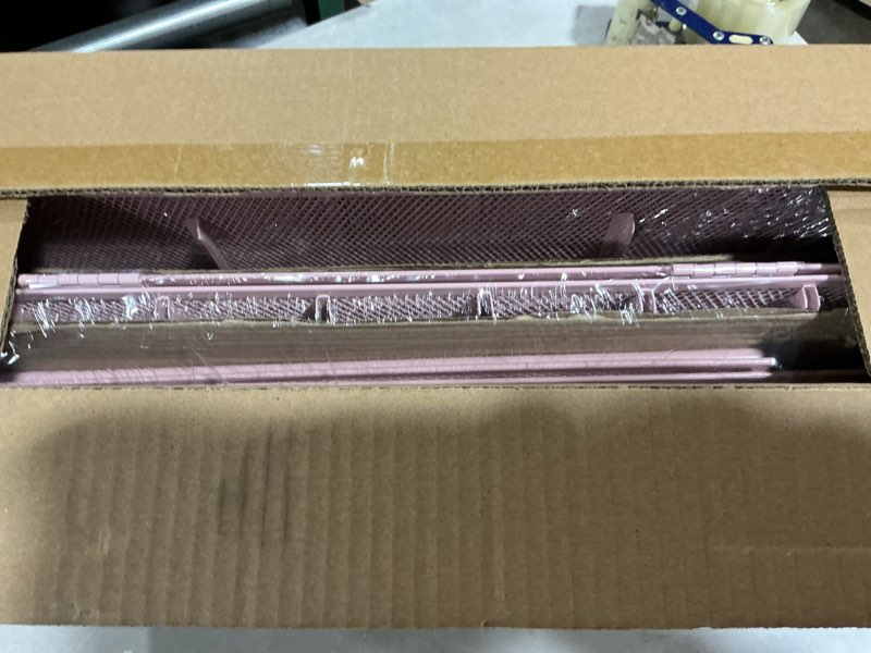 Condition photo showing New/Like New for Paper Organizer with Handle Metal Mesh File Sorter Large Capacity Desk Organizers Paper Letter Tray Desktop Document Sorter for Office or Home2 Pack 8 Tier Pink Storage for Desk Pink-2pack