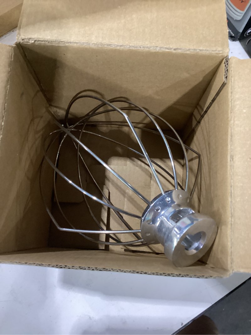 Condition photo showing Good Condition for 6 wire whisk attachments compatible with kitchenaid 5plus-6quart mixer, bowl lift stand mixer accessories, 6-quart stainless steel whisk, egg cream, cake mayonnaise, for multiple models wire whip