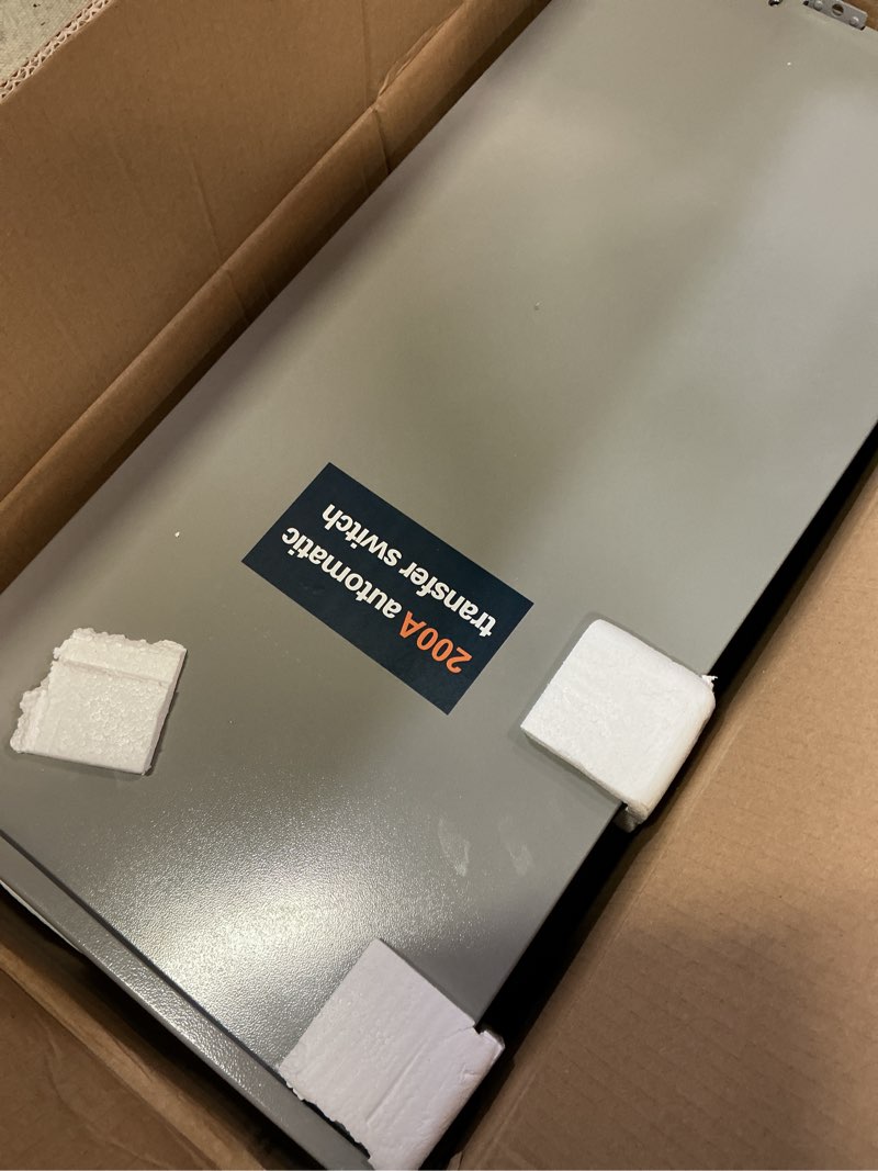 Condition photo showing Good Condition for rxsw200a3 200 amp automatic transfer switch w/power management replacement for generac, service entrance rated, nema 3r aluminum enclosure