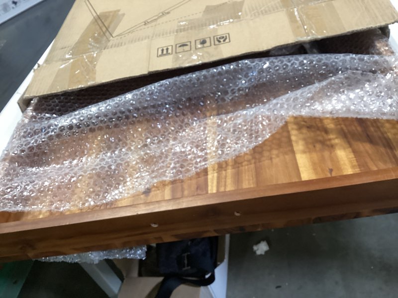 Condition photo showing Good Condition for similar to tidita acacia wooden stove top cover - 29.5x21.7 noodle board stove cover - stove top cover for gas stove, electric stove/countertop - gas stove cover board with recessed handles, no assembly required acacia 29.5\"l x 21.7\"w