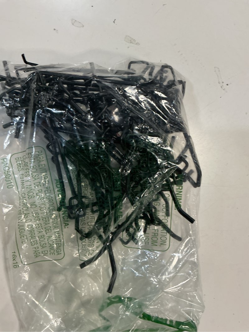 Condition photo showing Good Condition for 60PCS Black Pegboard Hooks, Pegboard Wall Hook Heavy Duty PegBoard Shelving Hook Fit 1/4" PegBoard Metal Hanging Pegboard Display Hook Holder Organizer for Wall Kitchen Store (6 Inch-60Pack)