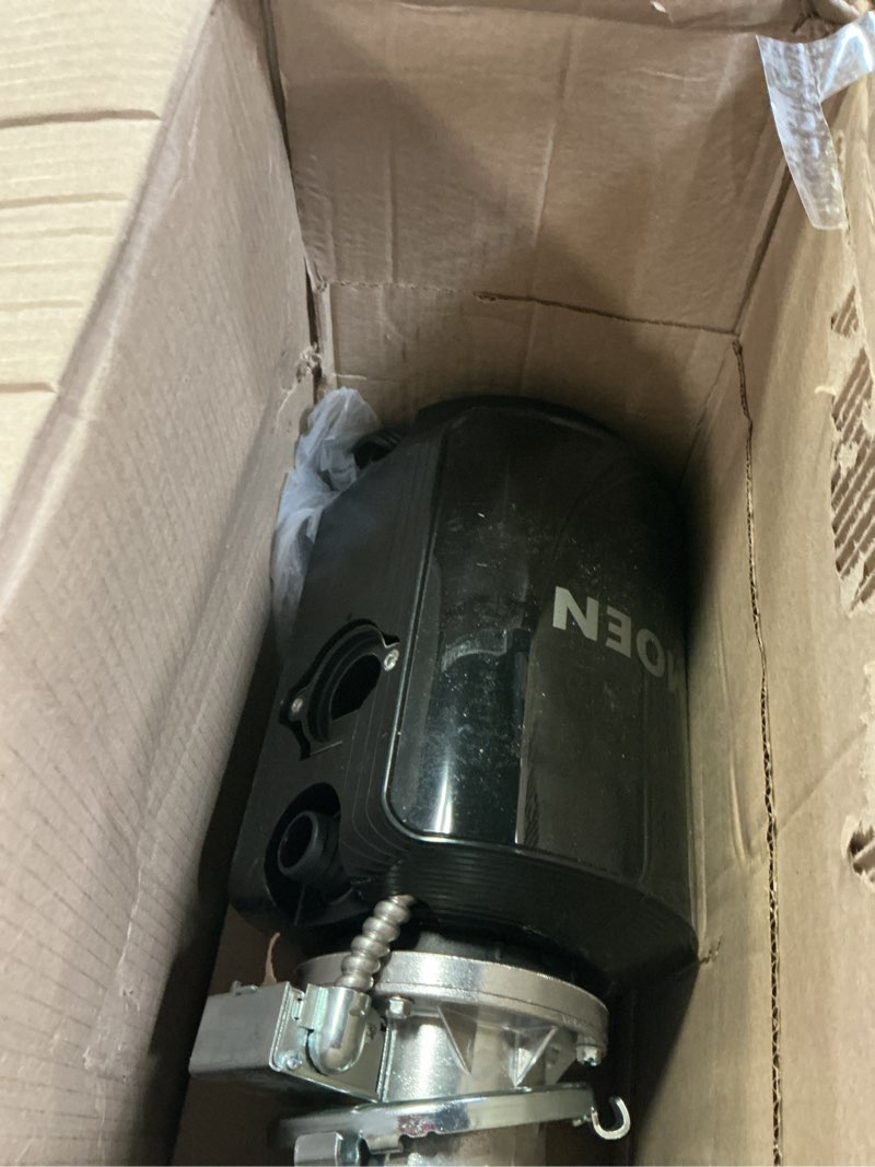 Condition photo showing As Is for Moen Host Series 3/4 HP Continuous Feed Garbage Disposal with Sound Reduction for Kitchen Sink, Power Cord Included, GXS75C