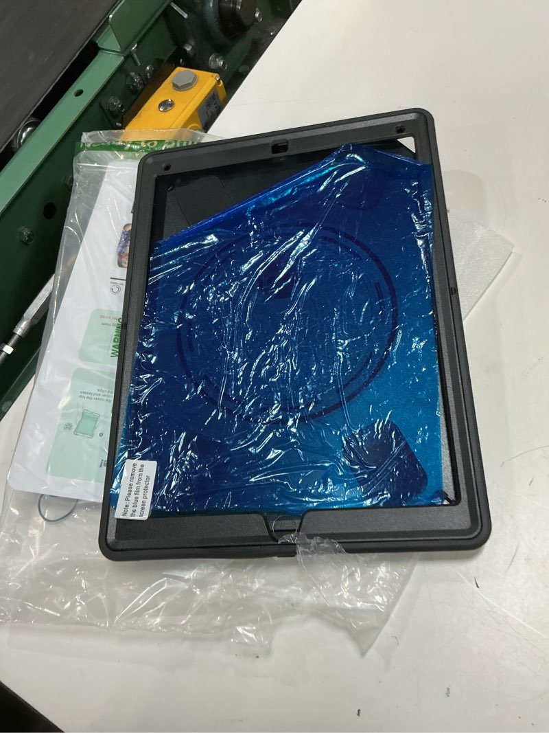Condition photo showing Good Condition for case for ipad pro 12.9 2nd generation 2017 & 2015 1st generation, heavy duty rugged tpu protective cover with screen protector- stand + handle hand & shoulder strap + pencil holder- black ipad pro 12.9" 2017/2015(2nd/1st gen)-upgraded black