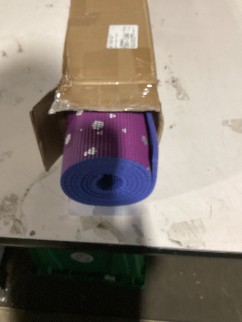 Condition photo showing New/Like New for gaiam yoga mat - premium 6mm print extra thick non slip exercise & fitness mat for all types of yoga, pilates & floor workouts (68"l x 24"w x 6mm thick) sublime sky