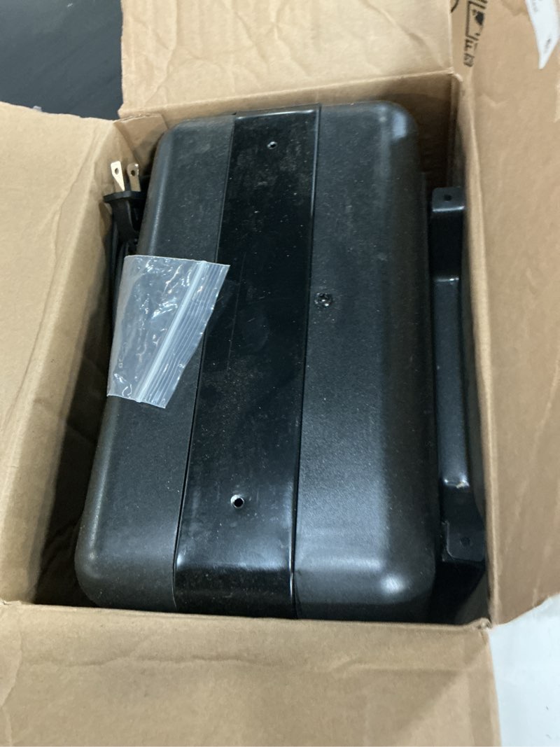 Condition photo showing As Is for hyper tough new 1500w milkhouse utility heater