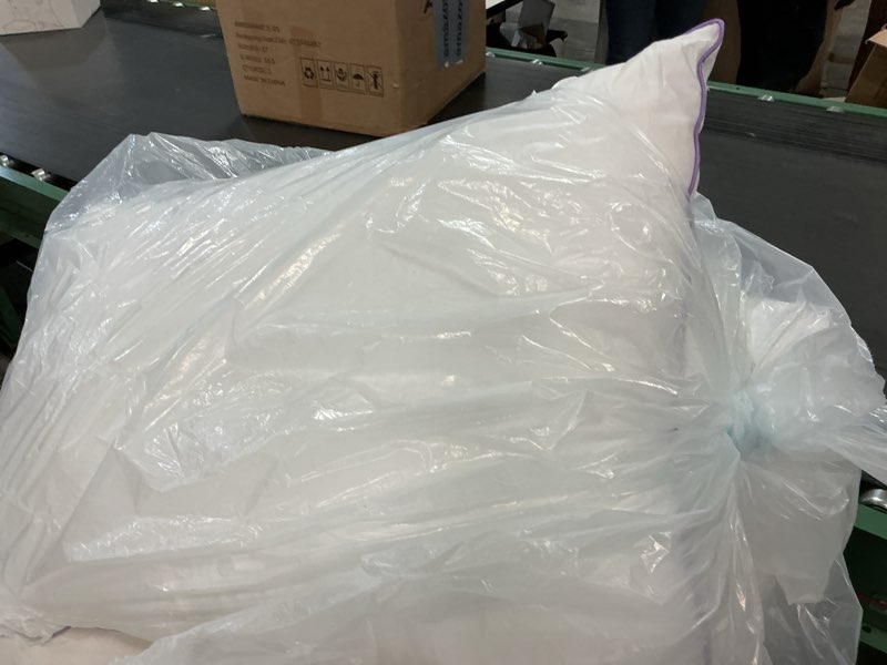 Condition photo showing As Is for JOLLYVOGUE Pillows Queen Size Set of 2, Medium Supportive Bed Pillows with Super Soft Down Alternative Fill, Luxury Fluffy Hotel Quality for Side, Back, and Stomach Sleepers 2 Queen