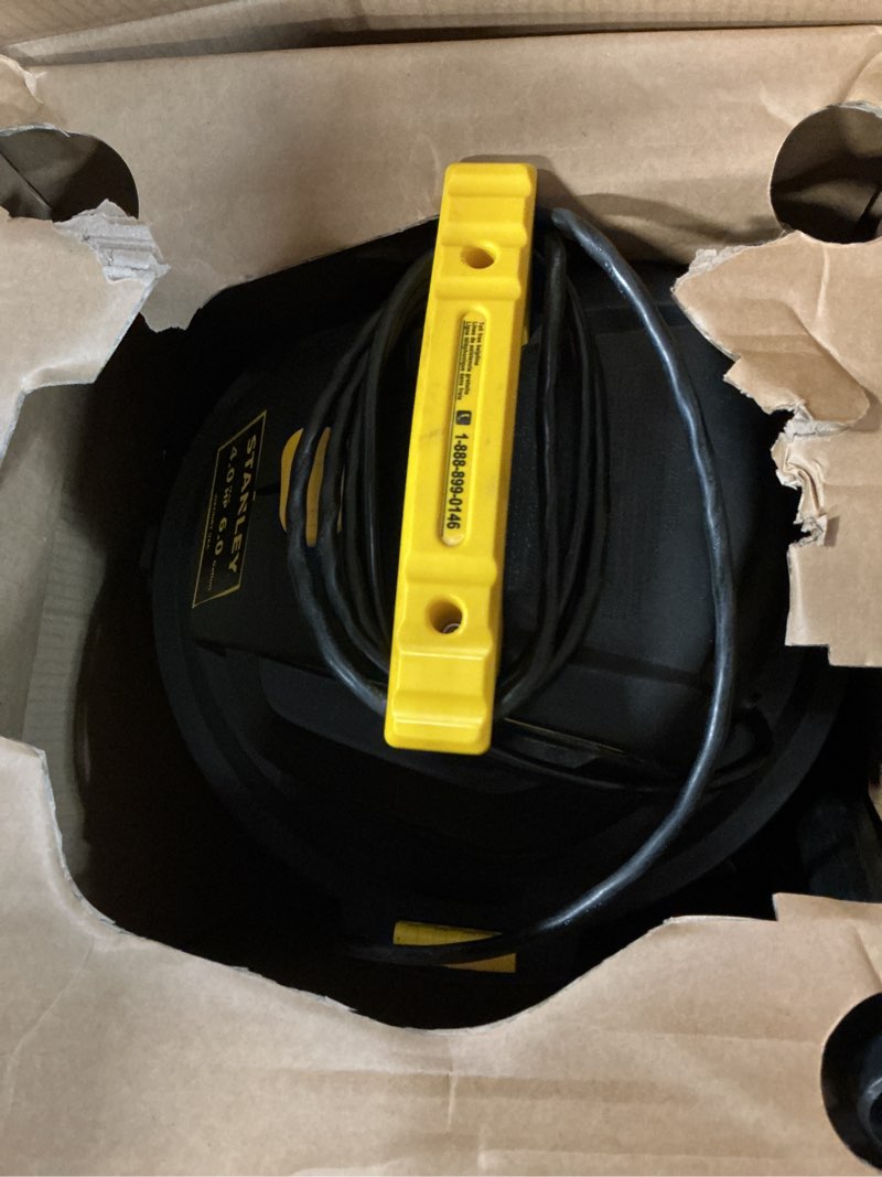 Condition photo showing Good Condition for STANLEY SL18116 Wet/Dry Vacuum, 6 Gallon, 4 Horsepower, Stainless Steel Tank, 4.0 HP, Silver+Yellow