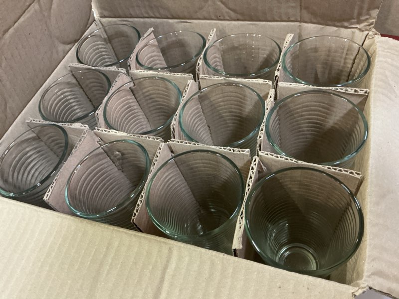 Condition photo showing New/Like New for fortessa basics arcade highball everyday glass, 11.25 ounce, set of 12