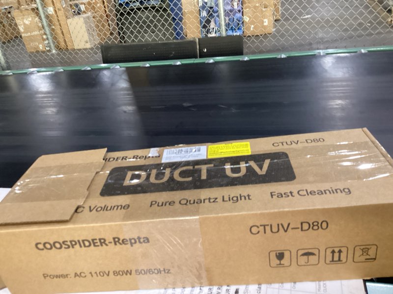 Condition photo showing Good Condition for hvac duct uv light