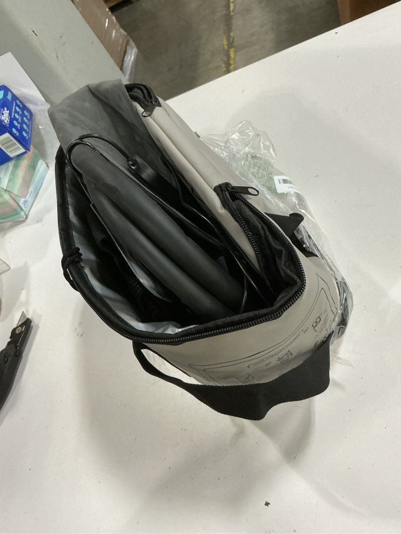 Condition photo showing As Is for ice machine for knee after surgery, cold therapy machine with programmable timing, quiet pump, portable knee replacement surgery recovery system for pain relief, easy to use