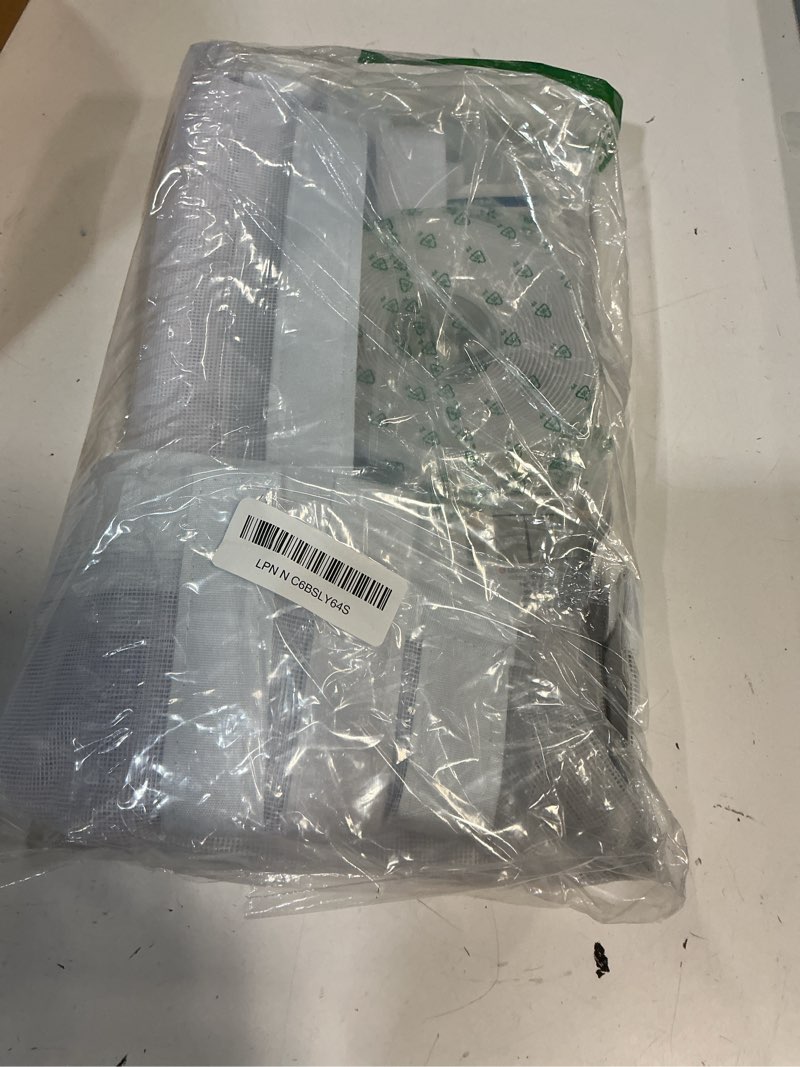 Condition photo showing Good Condition for magzo magnetic screen door fit door size 32 x 80 inch, screen size 34" x 81" strong magnet door mesh with reinforced hook & loop for patio door, sliding door, white white fit door size 32 x 80 inch