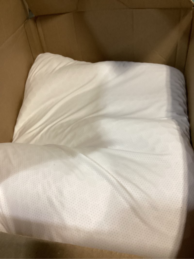 Condition photo showing Good Condition for purple harmony pillow - standard size, medium feel, med height - talalay latex foam cooling pillow for combo or side sleepers, 360° hex gelflex grid for no-pressure support and luxurious weightless feel- medium