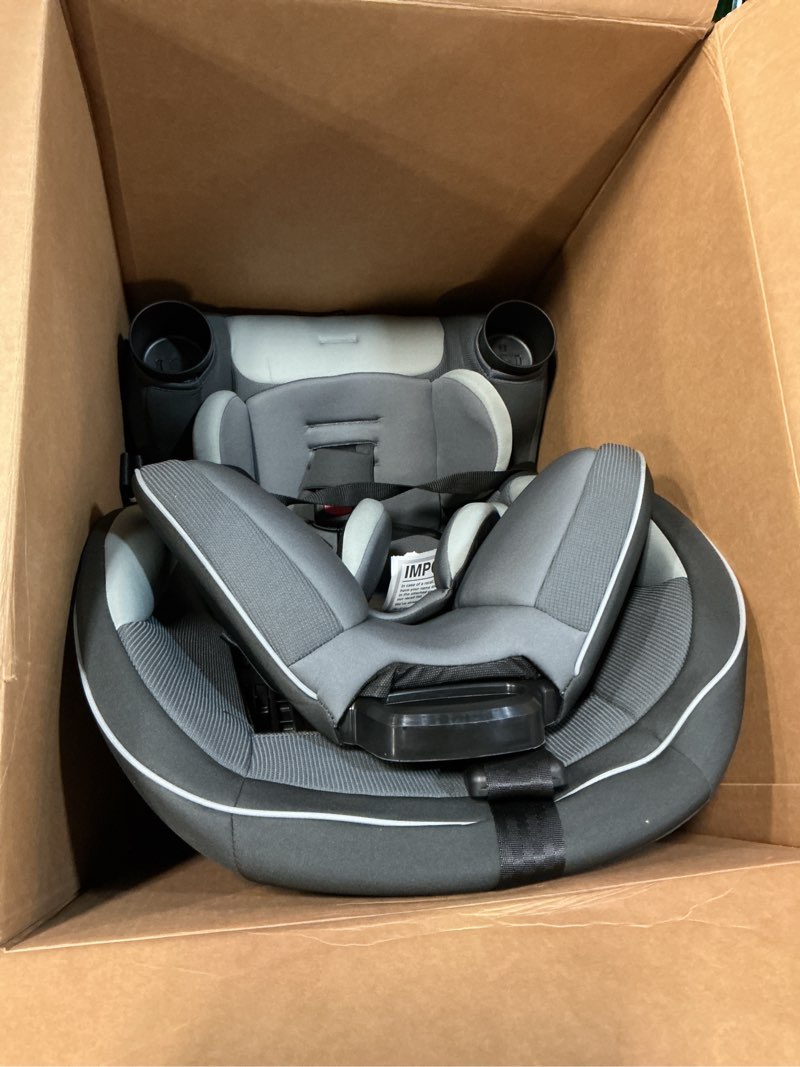 Condition photo showing Good Condition for safety 1st grow and go all-in-one slim convertible car seat, rear facing, 5-40 lbs, forward facing (30–65 lbs), high back booster seat 40-100 pounds, iron frost iron frost original