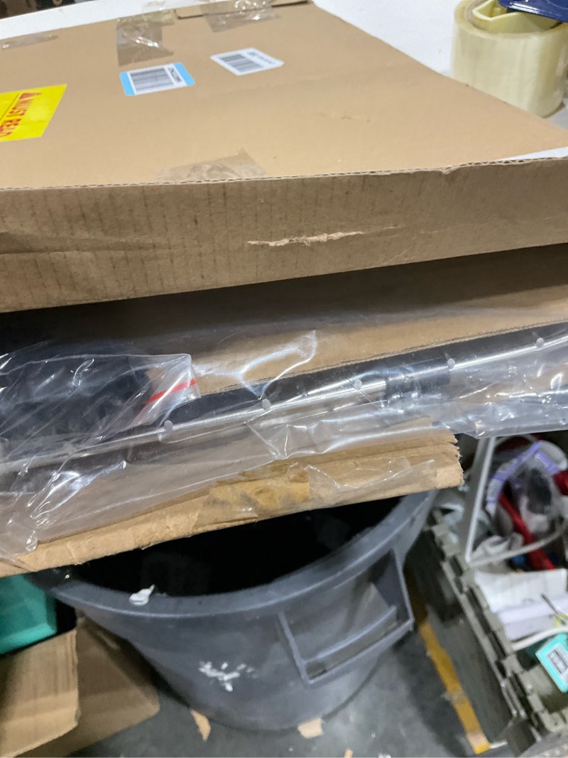 Condition photo showing As Is for Serene Valley Sink Protector Grid 26-1/16" x 14-1/16", Centered Drain with Corner Radius 3-1/2", 304 Stainless Steel Material NLW2614C