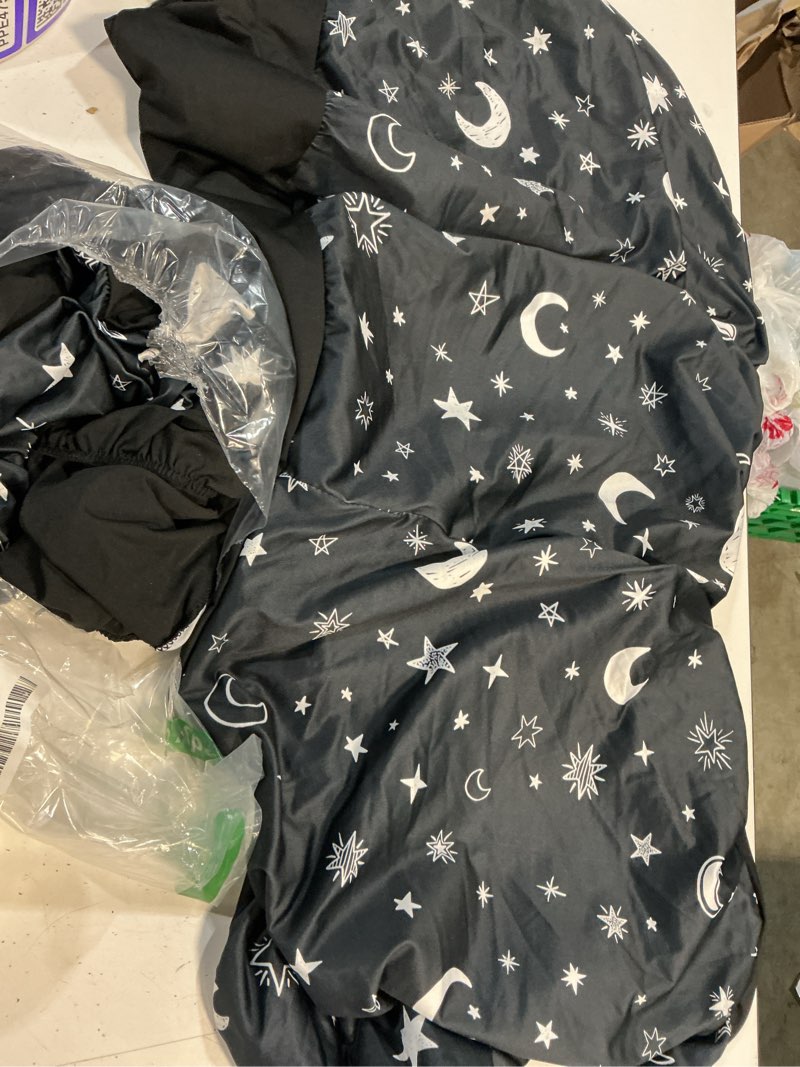 Condition photo showing Good Condition for pehede car seat cover moon stars planet front for cars, easy to install cover set, accessories auto trucks van suv,2 packs multi21