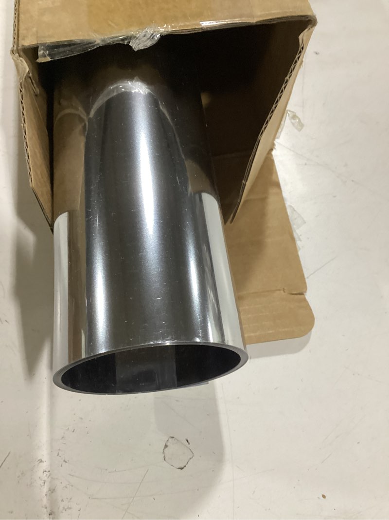 Condition photo showing Good Condition for rabbitgoo Window Privacy Film One Way Window Tint for Home, Removable Reflective Heat Sun Blocking Anti UV Glass Door Covering, Mirror Tinting Film House Office, 35.4 in X 9.8 Feet, Silver