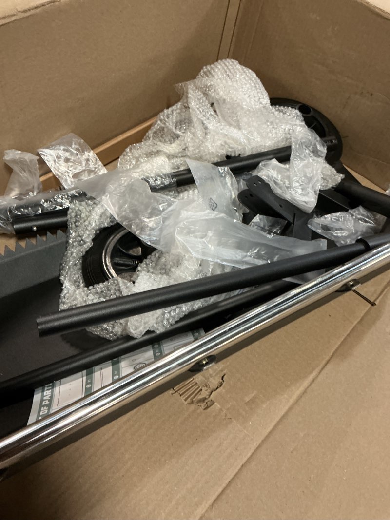 Condition photo showing Good Condition for Snow Shovel with Wheels for Driveway, Combined Snow and Ice Removal Design, Angle Adjustable Blade & Handle Snow Pusher Shovel,Efficient Snow Plow for Pavement