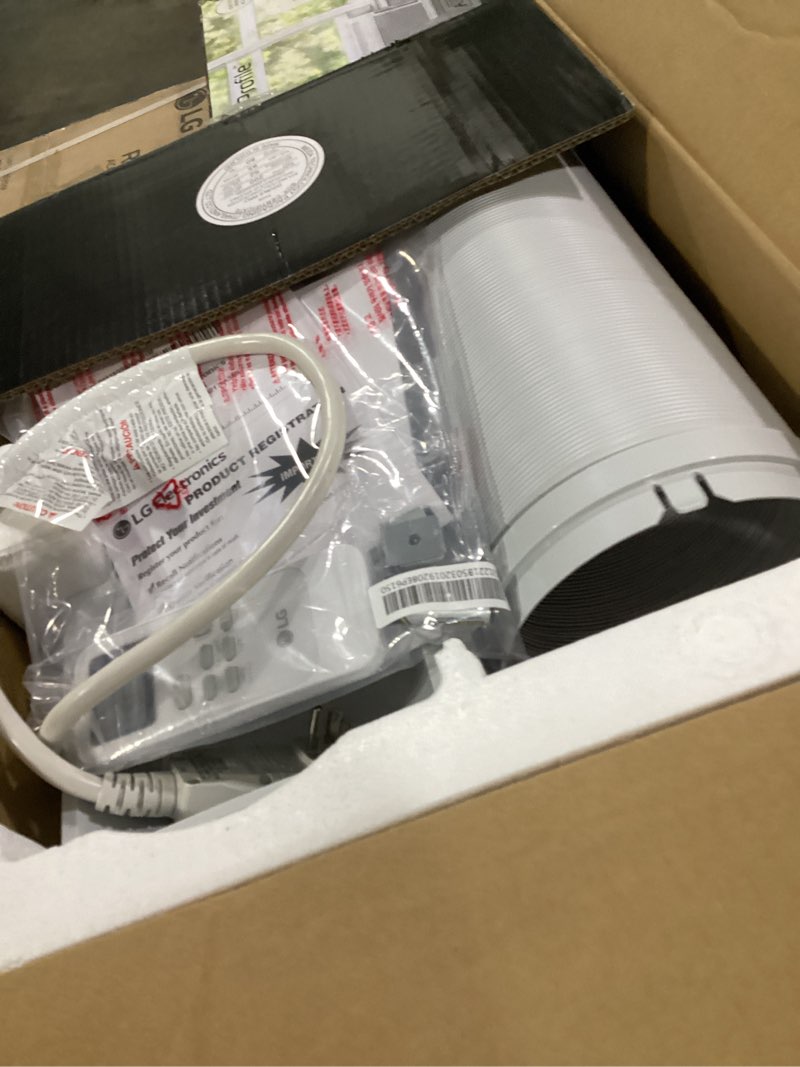 Condition photo showing Good Condition for lg 8,000 btu 115-volt portable air conditioner cools 350 sq. ft. with dehumidifier and wi-fi enabled in gray