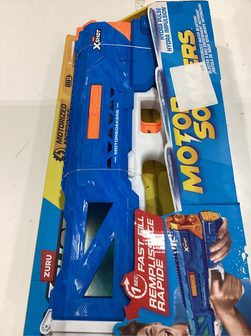 Condition photo showing As Is for zuru x-shot water - fast fill hydra pulse motor soaker
