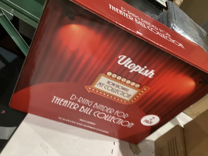 Condition photo showing Good Condition for UTOPISH Show-Bill Binder with Sleeves - 2-Pack of Large 4” Theater Program Holders with 70 Sheet Protectors and Numbering Stickers Included - Broadway Gift with Full-Color Logo and Numbering Panel (2)