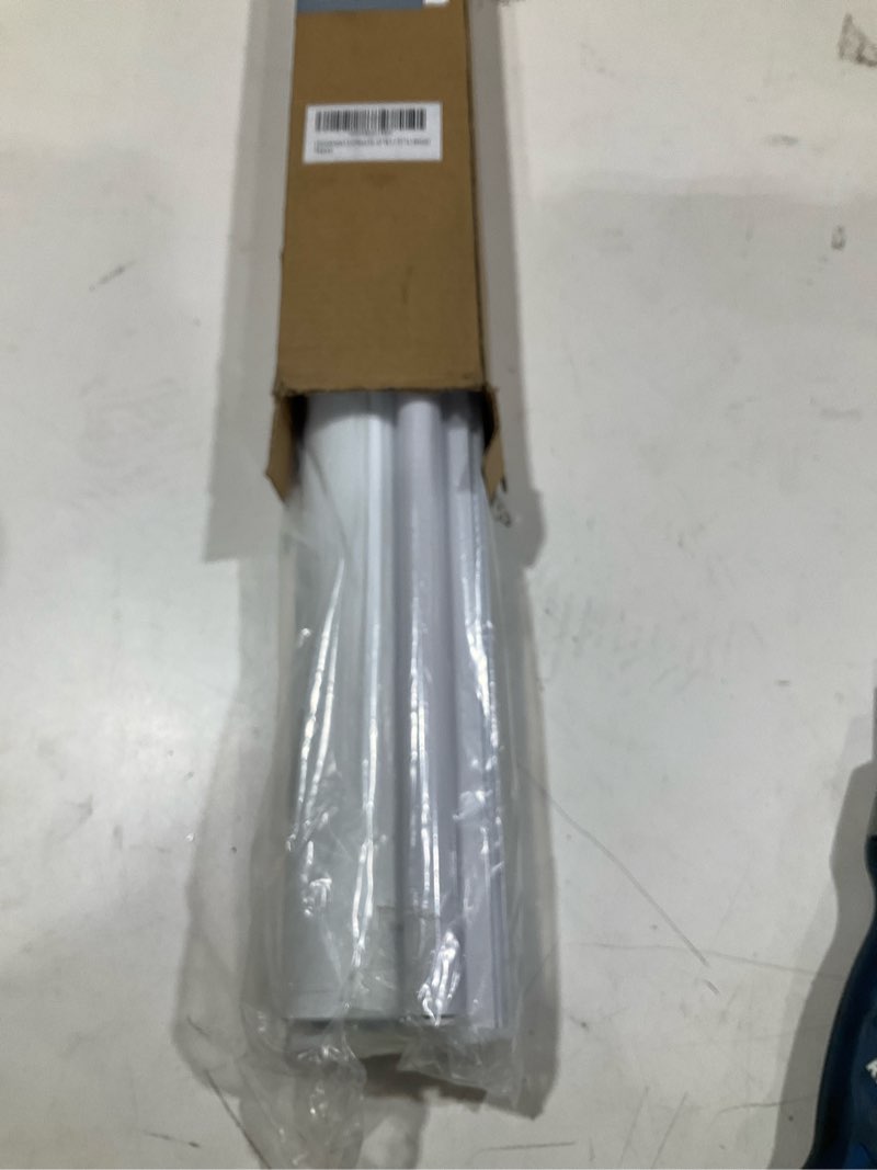 Condition photo showing Good Condition for chrisdowa cordless blackout roller shades for windows, thermal insulated uv protection pull down shades, total blackout window blinds for home, office, bedroom, door (26" w x 72" h, white) 26"w x 72"h white