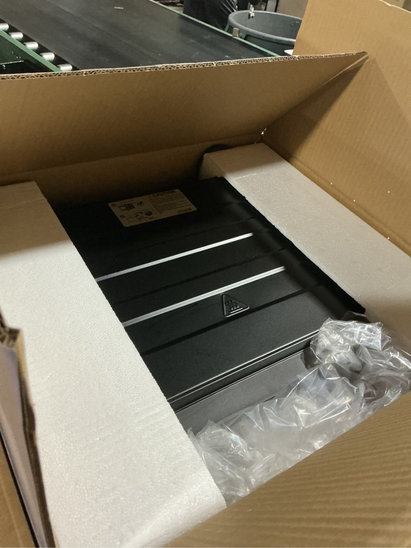 Condition photo showing Good Condition for nutrichef 32 quart air fryer & oven | digital airfryer with 20 presets, dual cook, rotisserie, bake & more | multi-function convection countertop oven | large capacity | 18" x 17" x 14 | black