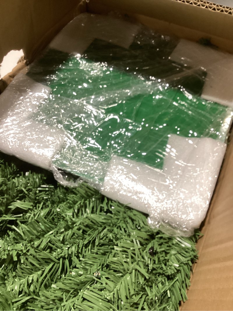 5.8ft prelit christmas tree - artificial christmas tree with timer remote for indoor holiday decor -