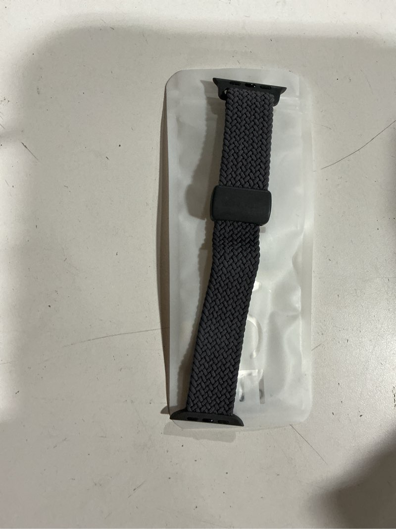 Condition photo showing Good Condition for solace bands imperium adapt wide adjustable nylon braided watch band - compatible with all apple watches - solace apple watch bands for women & men - smart watches band series 11-1, ultra, se grey 44/45/46/49mm regular