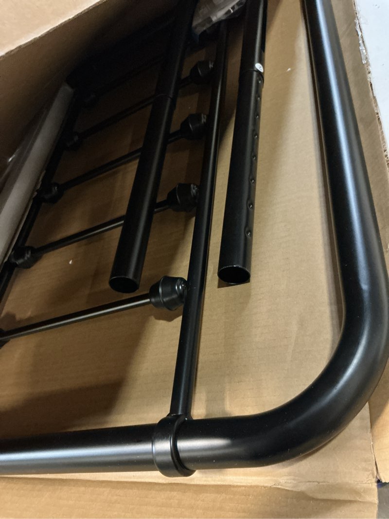 Condition photo showing Good Condition for modway mod-6152-blk sage twin metal headboard, black black twin