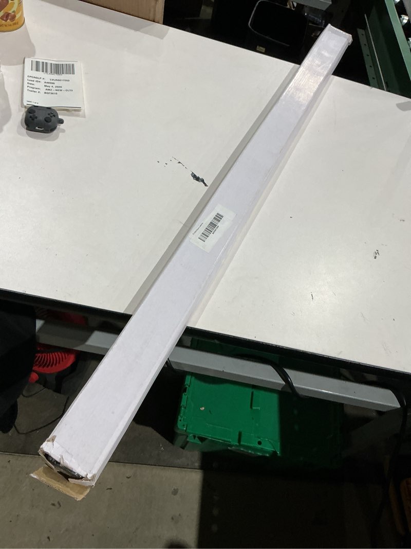 Condition photo showing New/Like New for black canyon 48" i-beam level, w/magnetic base, vertical and horizontal measurement, aluminum, plastic frame, hang hole, versatile vial types, for construction, carpentry, plumbing environment 48 in