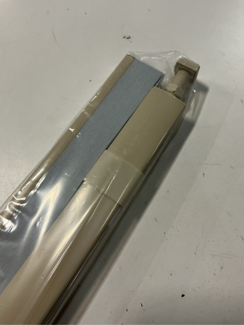 Condition photo showing Good Condition for lazblinds no tools no drill cordless cellular shades, blackout light blocking honeycomb shades for home, thermal insulation blinds for windows, 29" w x 48" h, beige blackout-beige 29" w x 48" h