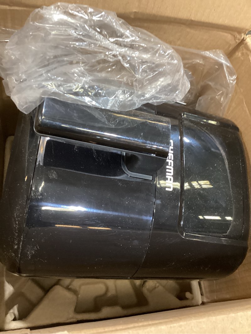 Condition photo showing Good Condition for chefman 2 qt mini air fryer – digital space-saving compact air fryer with nonstick and dishwasher safe basket, quick & easy meals in minutes, features digital timer and shake reminder – black 2 quart black