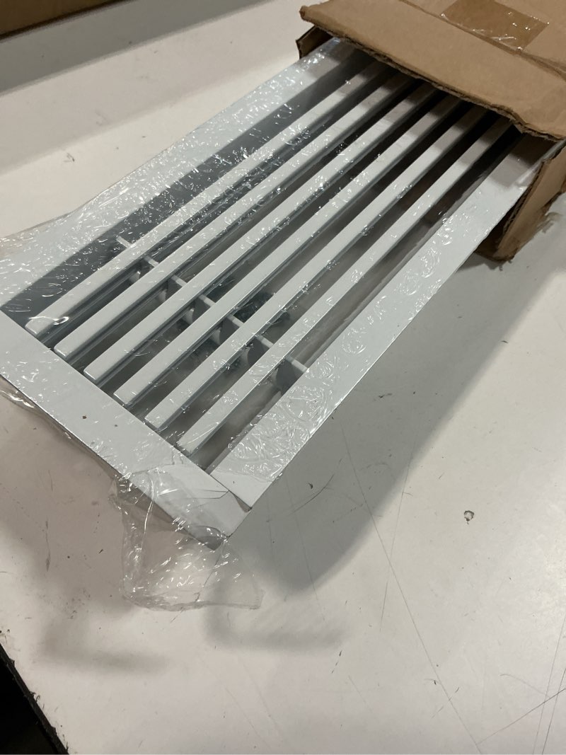 Condition photo showing item condition for Linear Bar Air Grille 32" X 4", Aluminum Air Supply/Return Grilles,Easy Air Flow,Removable Grille/Door-HVAC Air Vent Cover,White[Outer Dimensions: 32.8"w X 4.8"h]