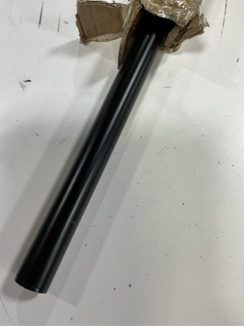 Condition photo showing Good Condition for threehoney expandable closet rod for wire shelf hanging clothes adjustable heavy duty closet hanging rod extender heavy duty hanger bar metal poles for wardrobes hanger, 1 pack(36-60 inch,black) 36-60 inch black