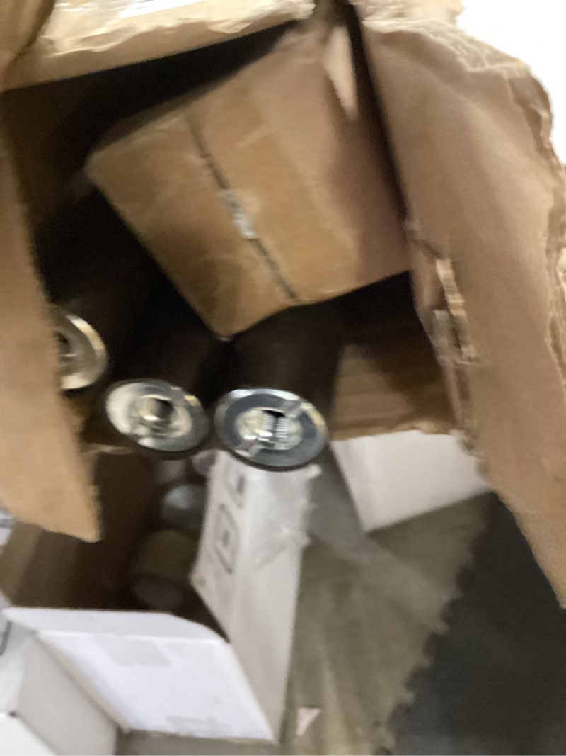 Condition photo showing Good Condition for heavy duty curtain rods,1 1/4" large diameter premium nonadjustable curtain rod,120in/10ft custom window treatment rods with durable aluminum brackets and end caps,dark bronze finish dark bronze 120in/10ft