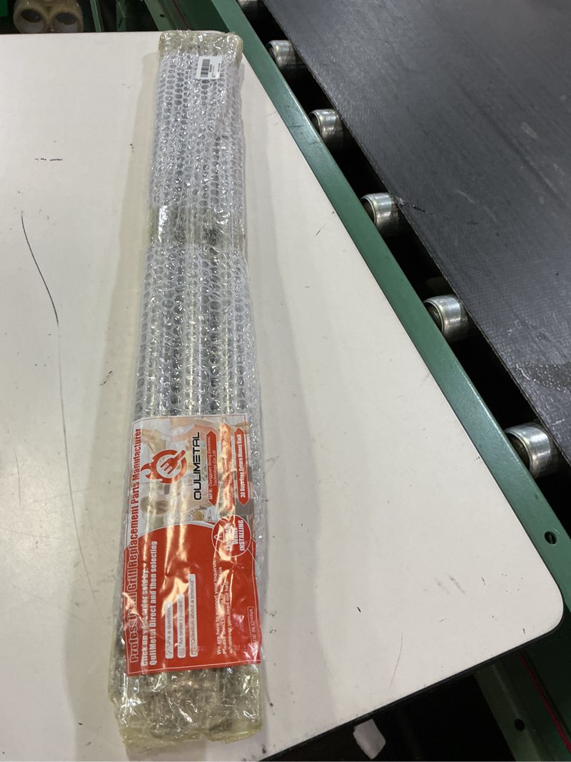 Condition photo showing New/Like New for qulimetal 7508 grill burner tube for weber genesis silver b/c gold b/c, spirit 700, spirit e-310, e-320 (side control grills), weber 900 grill parts, 304 stainless steel gas grill burner tube kit 12.75"-7508-a