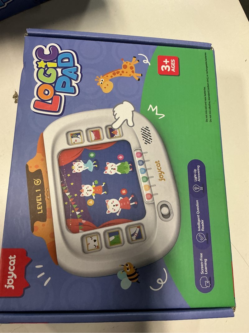 Condition photo showing New/Like New for JoyCat Kids Learning Tablet:160 Pages Flash Cards-Judgement, Matching, Ordering- Interactive Logic Training, STEM Montessori Educational Toy, Gifts for Kids 3-8