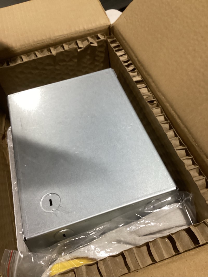 Condition photo showing Good Condition for com-pak electric wall heater complete unit with thermostat (model: csc202tw, part: 67507), 6825/5120 btu, 240volt, 2000watt, white wall mounted heater 240v-2000w