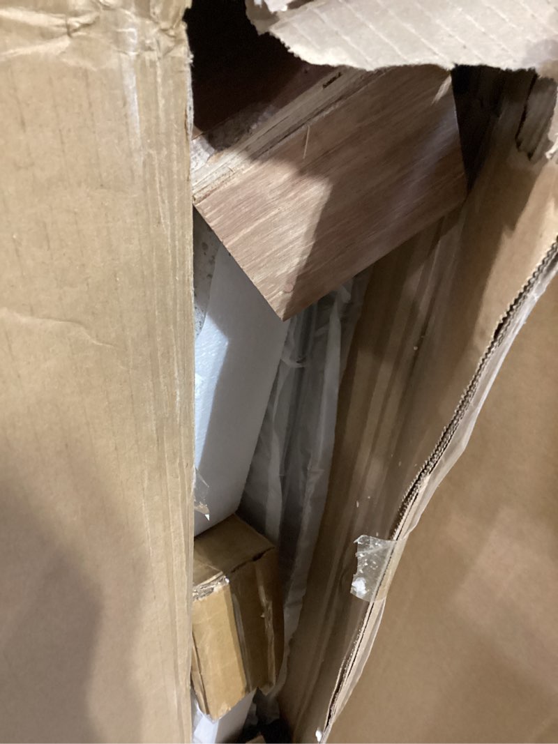 Condition photo showing Good Condition for getpro tub shower door 50-54 in. w x 58 in. h semi-frameless bypass double sliding bathroom glass tub door,1/4 inch clear tempered glass bathtub door brushed gold brushed gold 54'' w x 58'' h