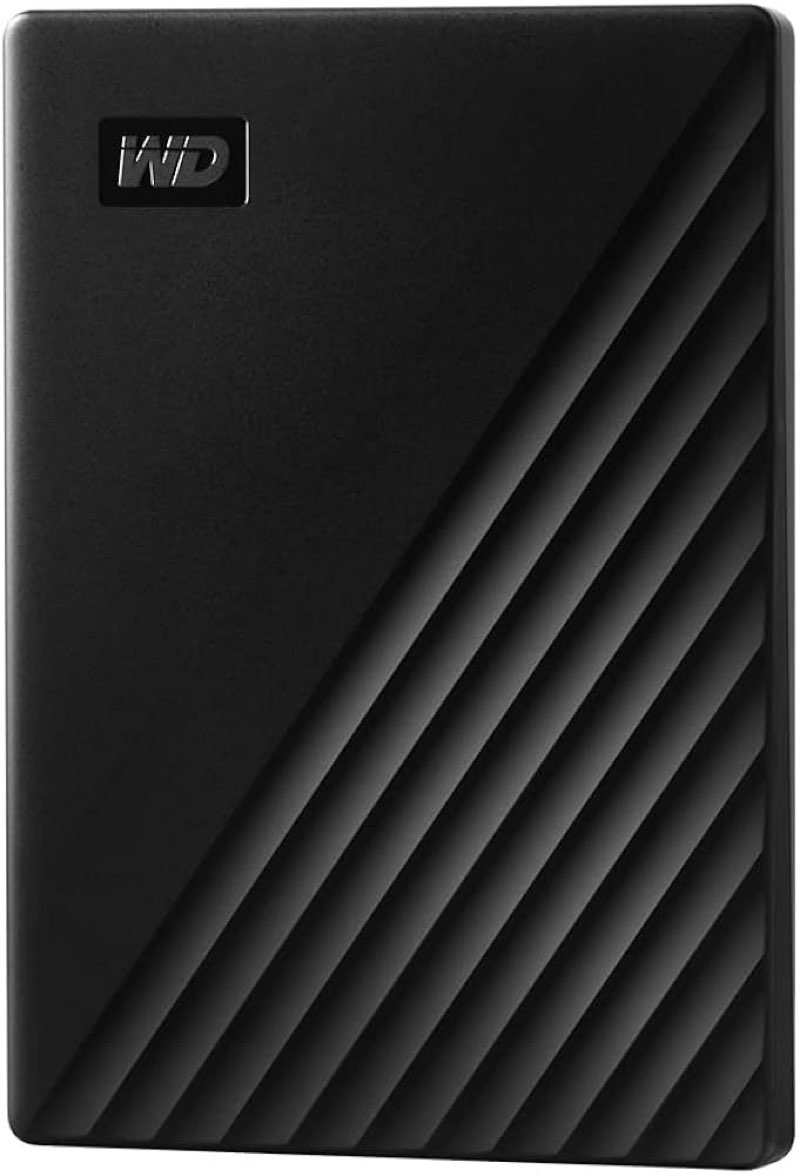 WD 2TB My Passport, Portable External Hard Drive, Black, backup software with defense against ransom