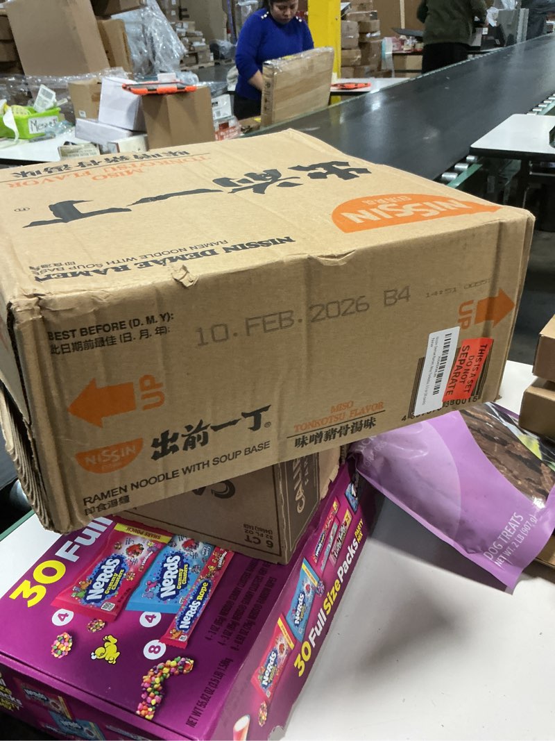 Condition photo showing New/Like New for ((10/FEB/2026))Nissin Demae Ramen, Miso Tonkotsu, 3.5 oz (30 packs)